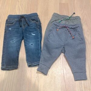 Cat and jack pants bundle size 12m